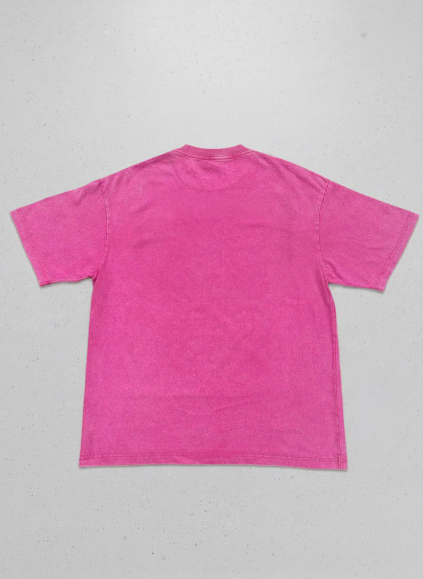 Oversize T-shirt PONT FERRADA - NOSTALXIETY x Ponferrada AI - PINK