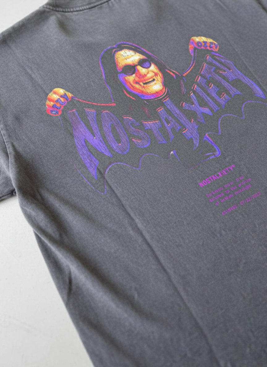 Camiseta NOSTALXIETY // Music - Black Nostalgia: Master of Anxiety