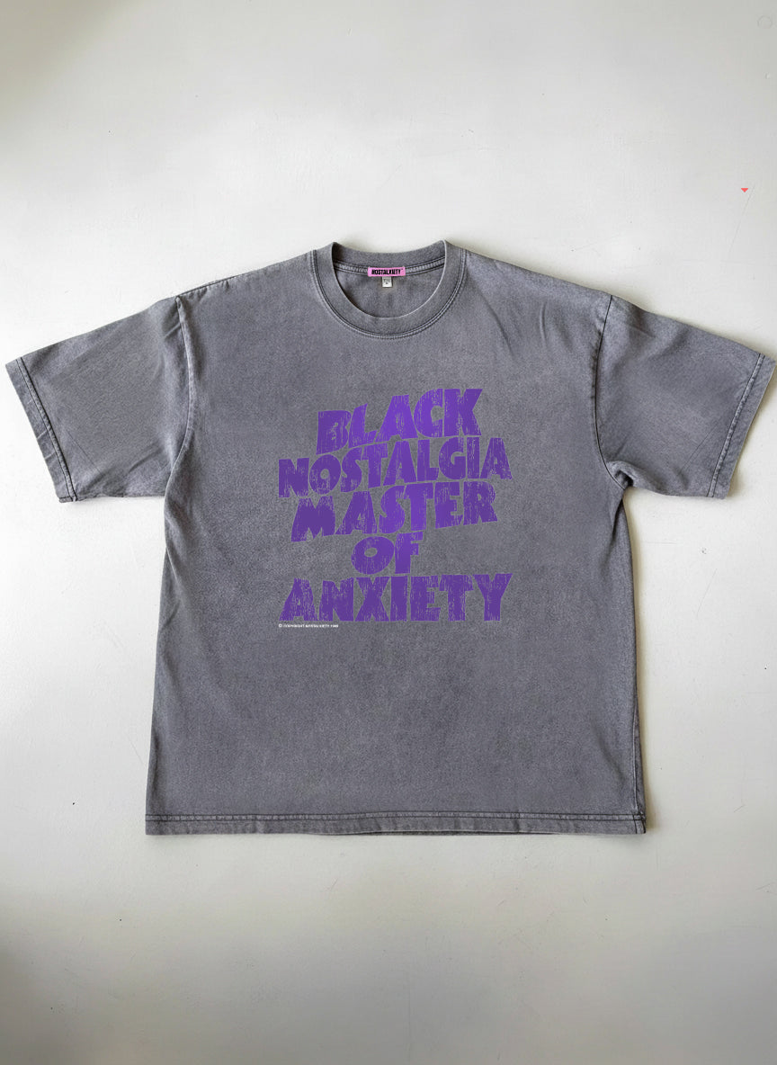Camiseta NOSTALXIETY // Music - Black Nostalgia: Master of Anxiety