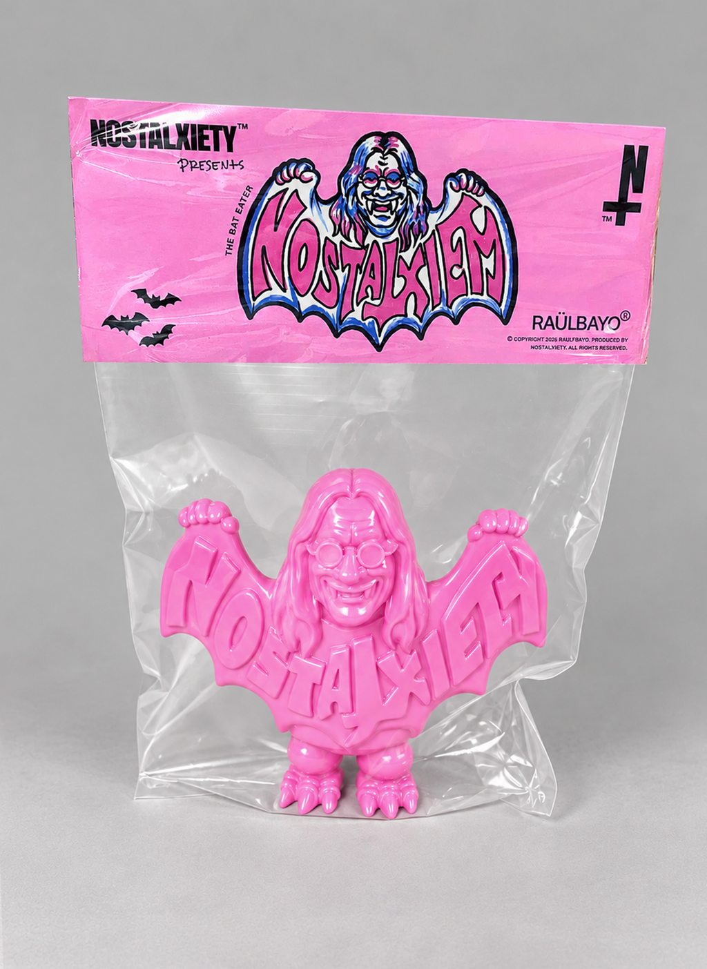 Art Toy - SOFUBI - The Bat Eater - Prince of Darkness - Pink
