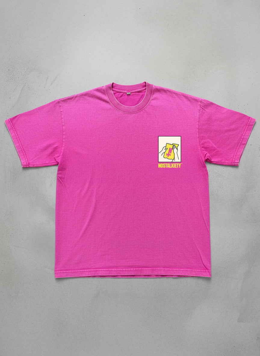NOSTALXIETY™ T-shirt // Survival Kit - Pink