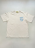 NouHood - Poblenou Beach T-shirt - Off white / Blue