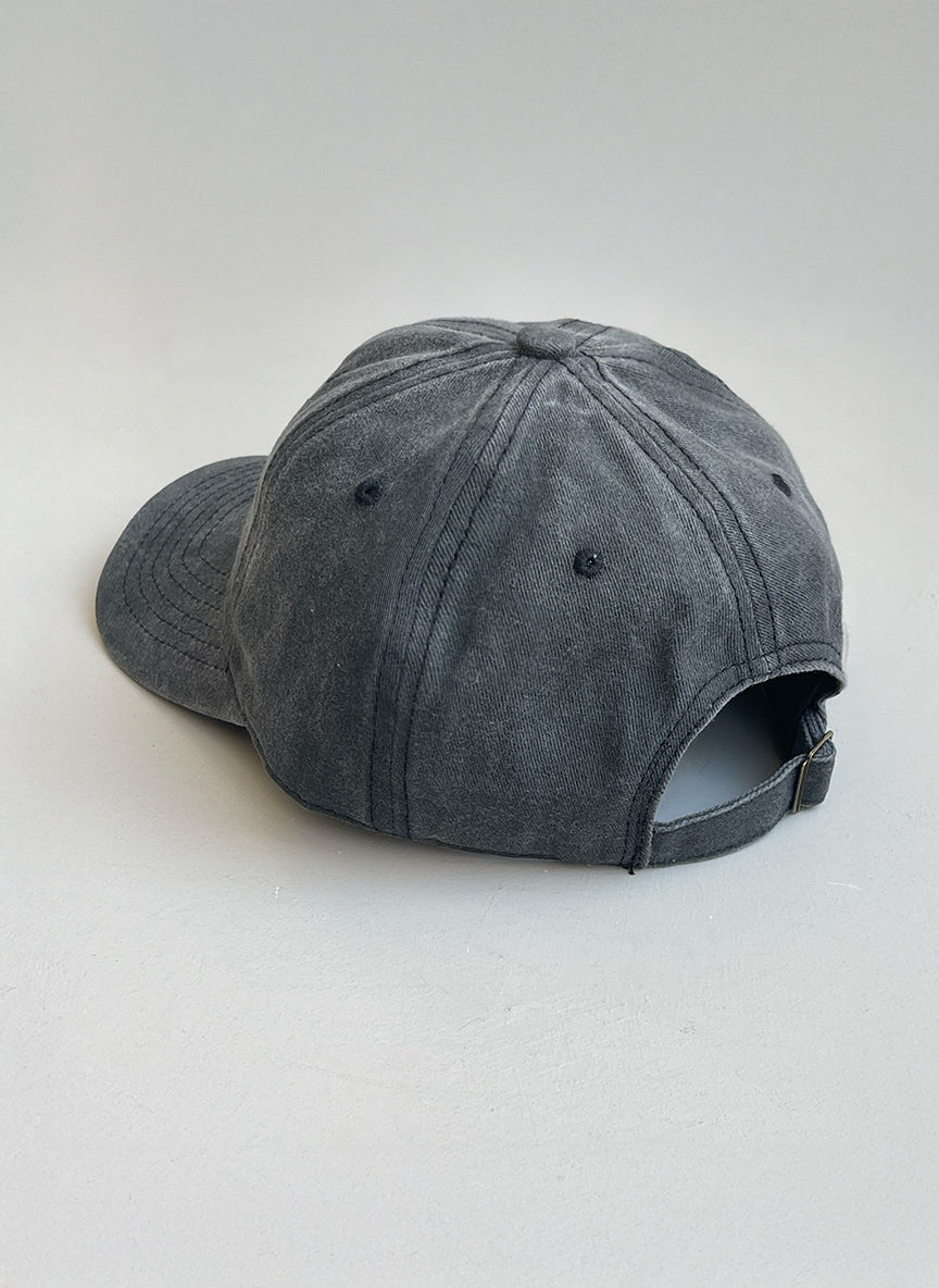 NouHood - Poblenou Archive Cap - Anthracite / Yellow