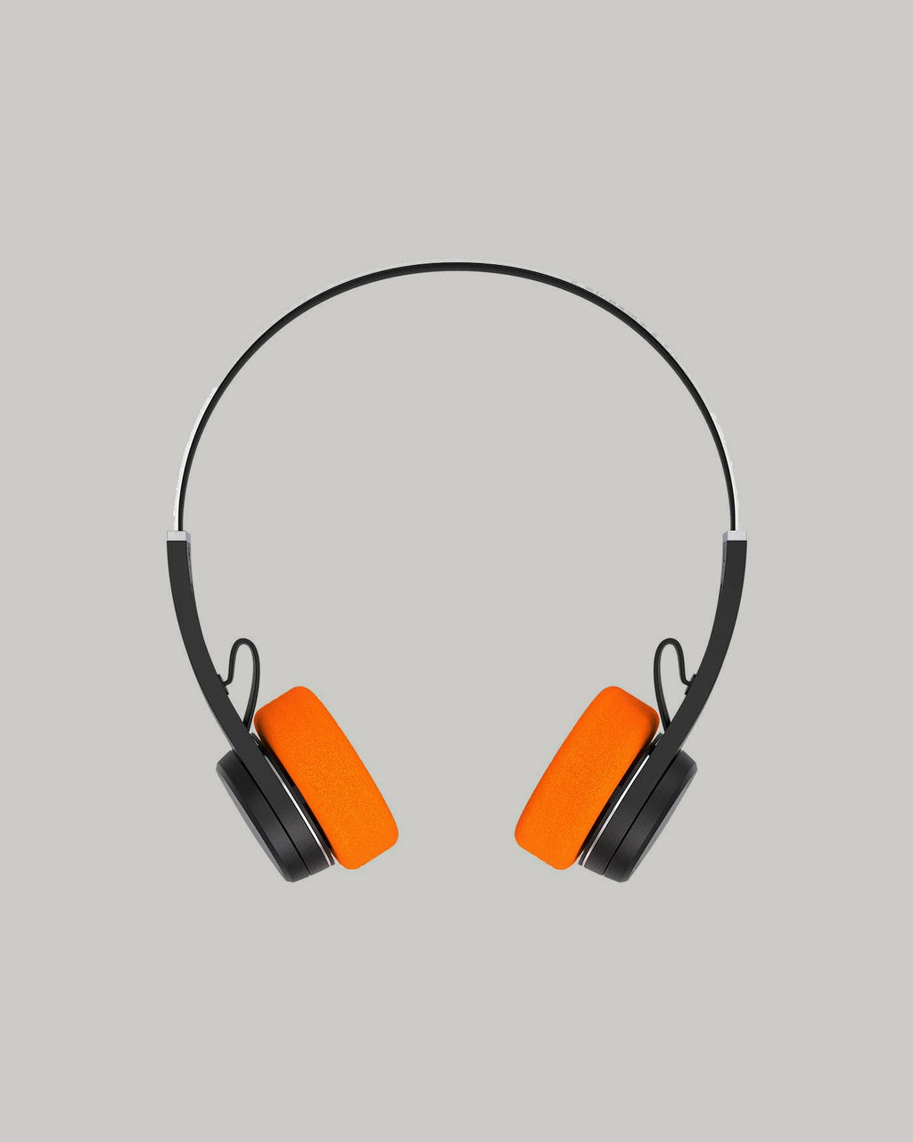 Auriculares vintage inalámbricos MONDO FREESTYLE - Negro / Naranja