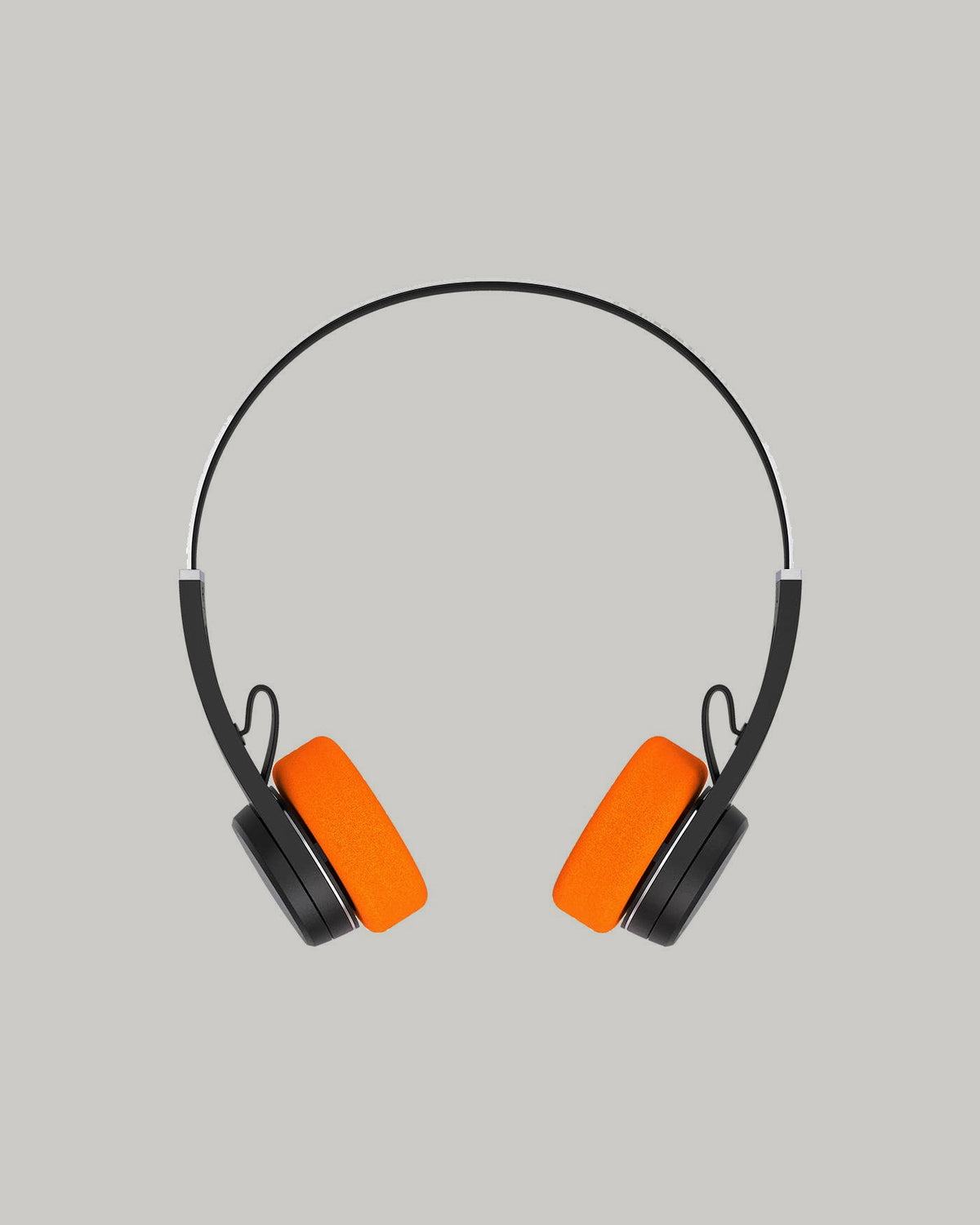 Auriculares vintage inalámbricos MONDO FREESTYLE - Negro / Naranja