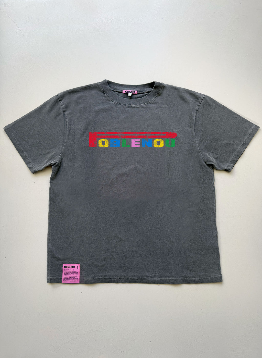 NouHood - Fem Barri Poblenou T-shirt - Anthracite