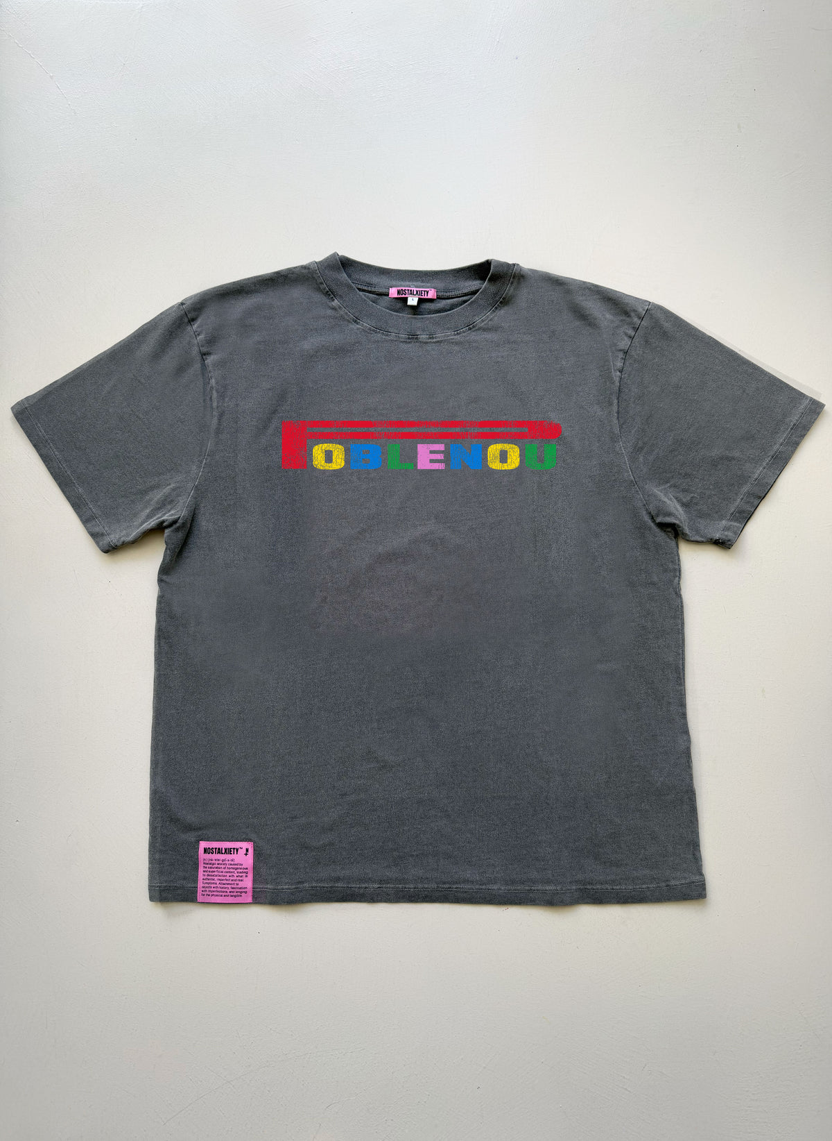 NouHood - Fem Barri Poblenou T-shirt - Antracita