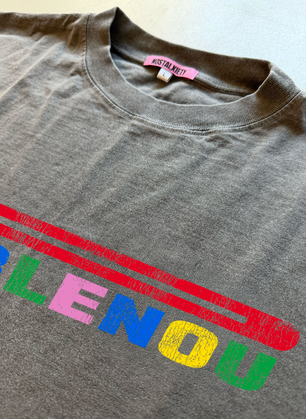 NouHood - Fem Barri Poblenou T-shirt - Antracita
