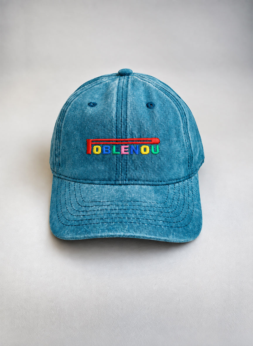NouHood - Fem Barri Poblenou Gorra - Denim Blue