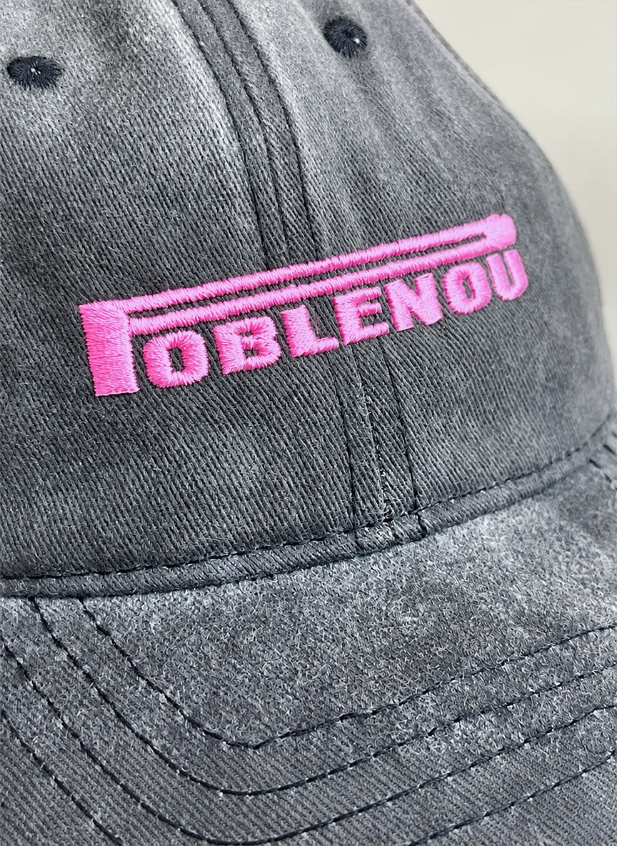 NouHood - Fem Barri Poblenou Gorra - Antracita / Pink