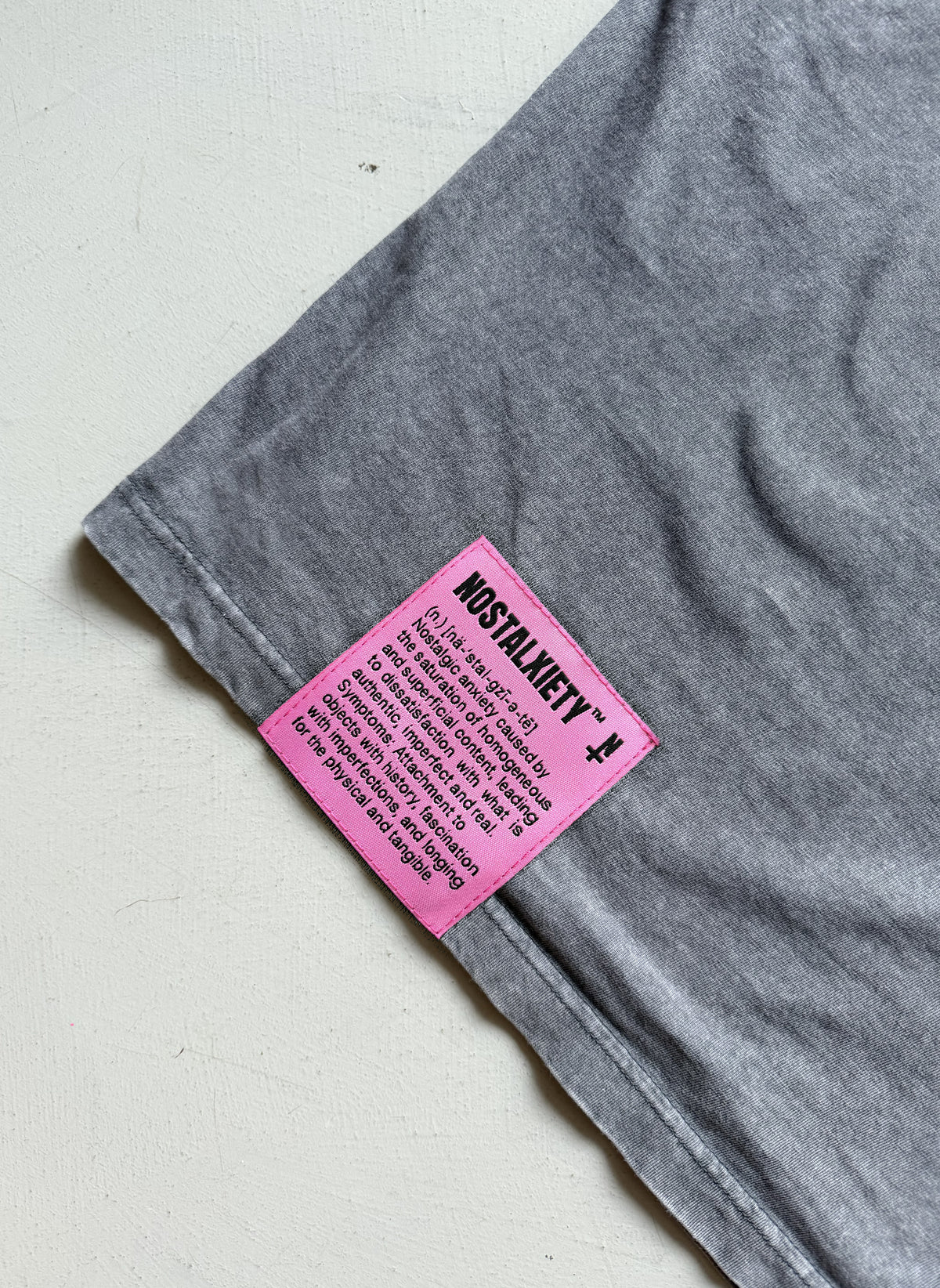 NouHood - Poblenou Archive T-shirt - Antracita / Grey - Yellow