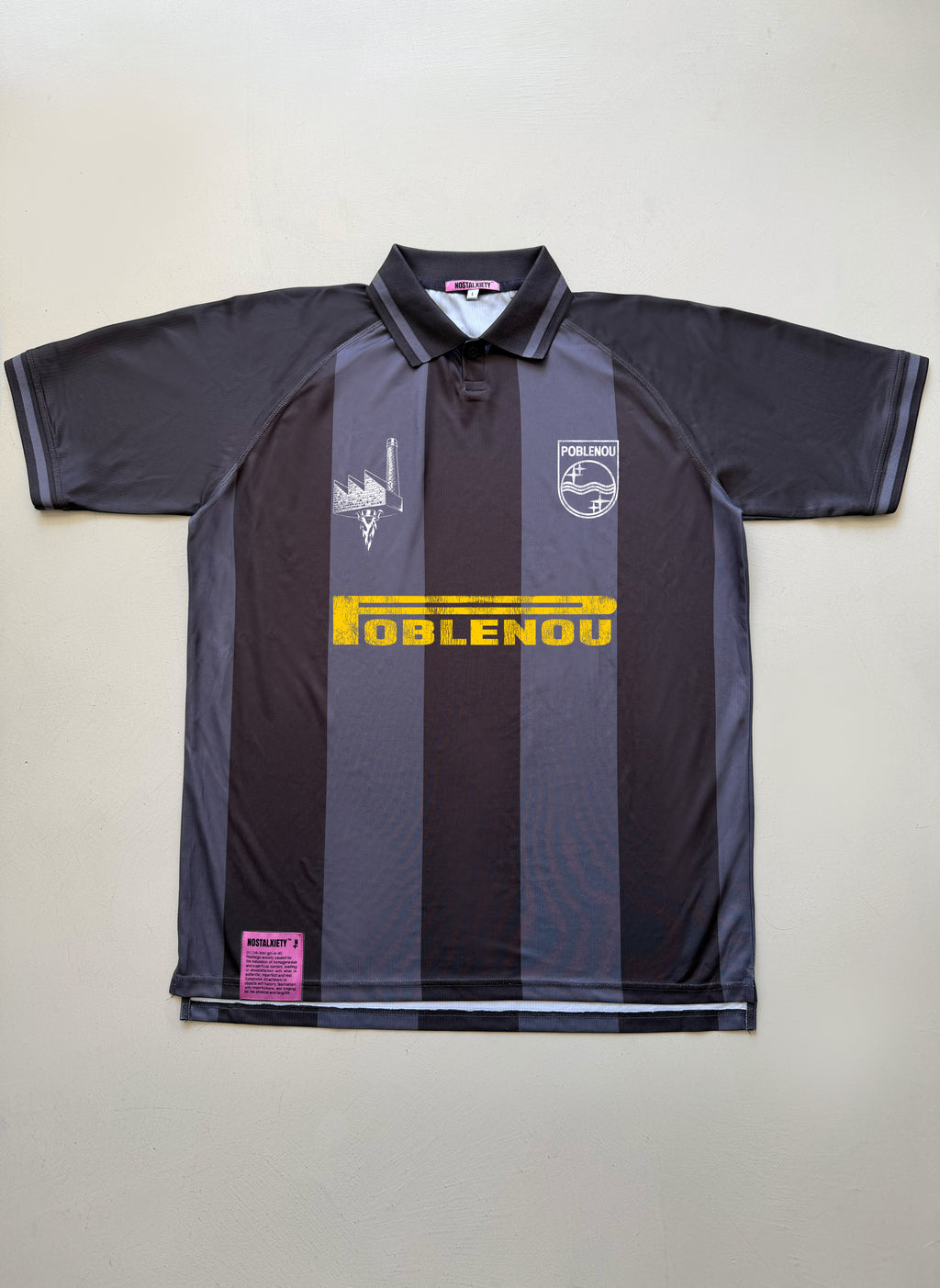 T-Shirt - Poblenou Football Jersey - Anthracite / Black