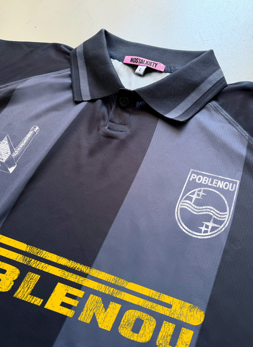 T-Shirt - Poblenou Football Jersey - Anthracite / Black