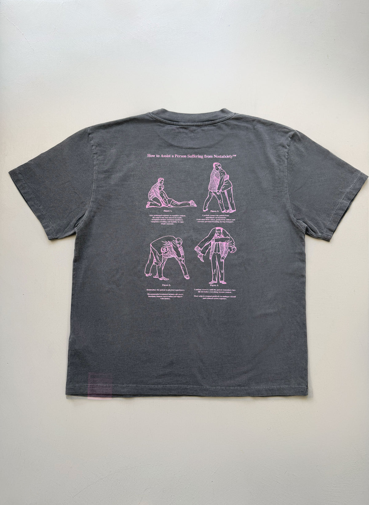 Camiseta - How To Assist A Person - Anthracite Faded