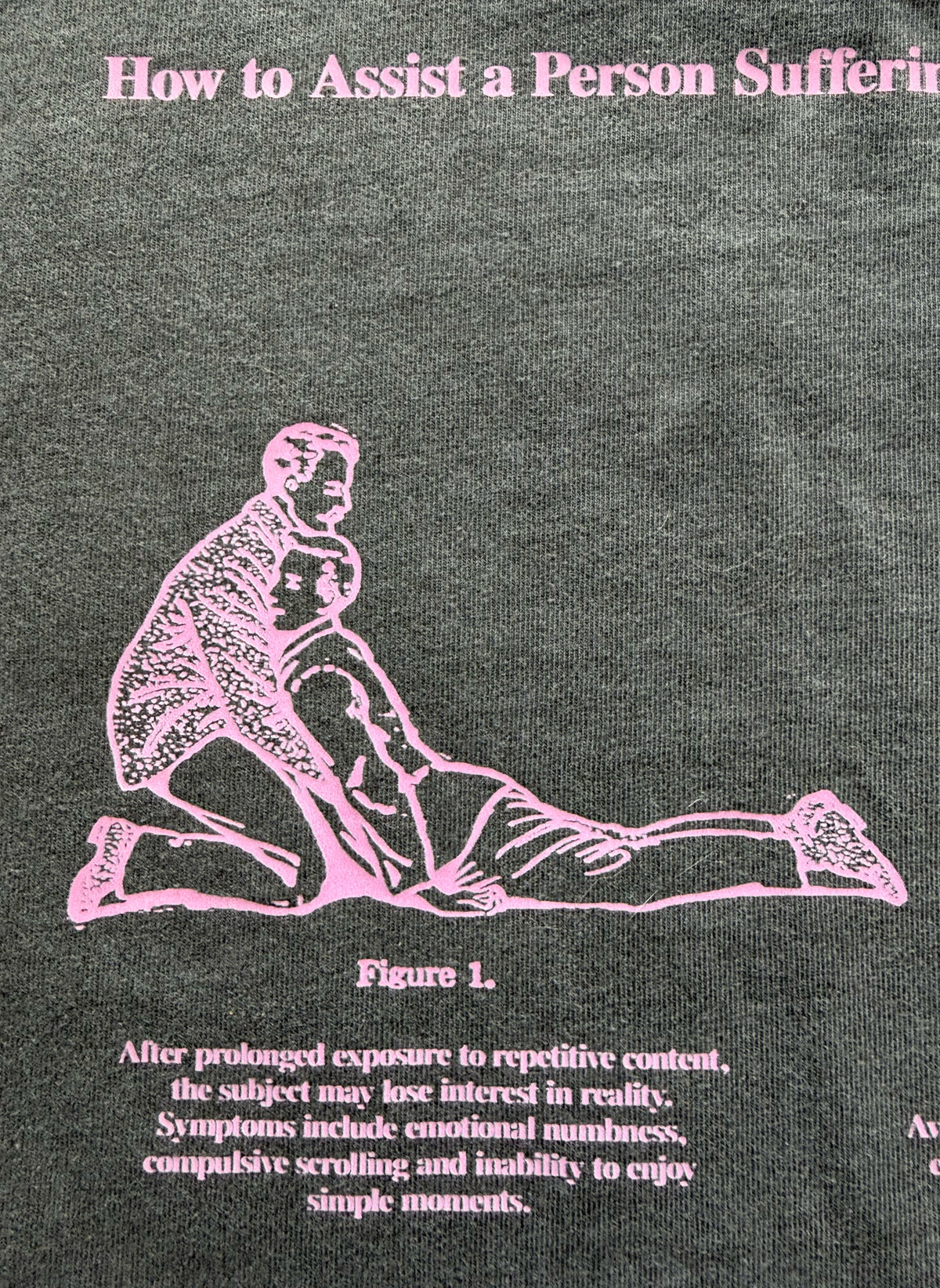 Camiseta - How To Assist A Person - Anthracite Faded