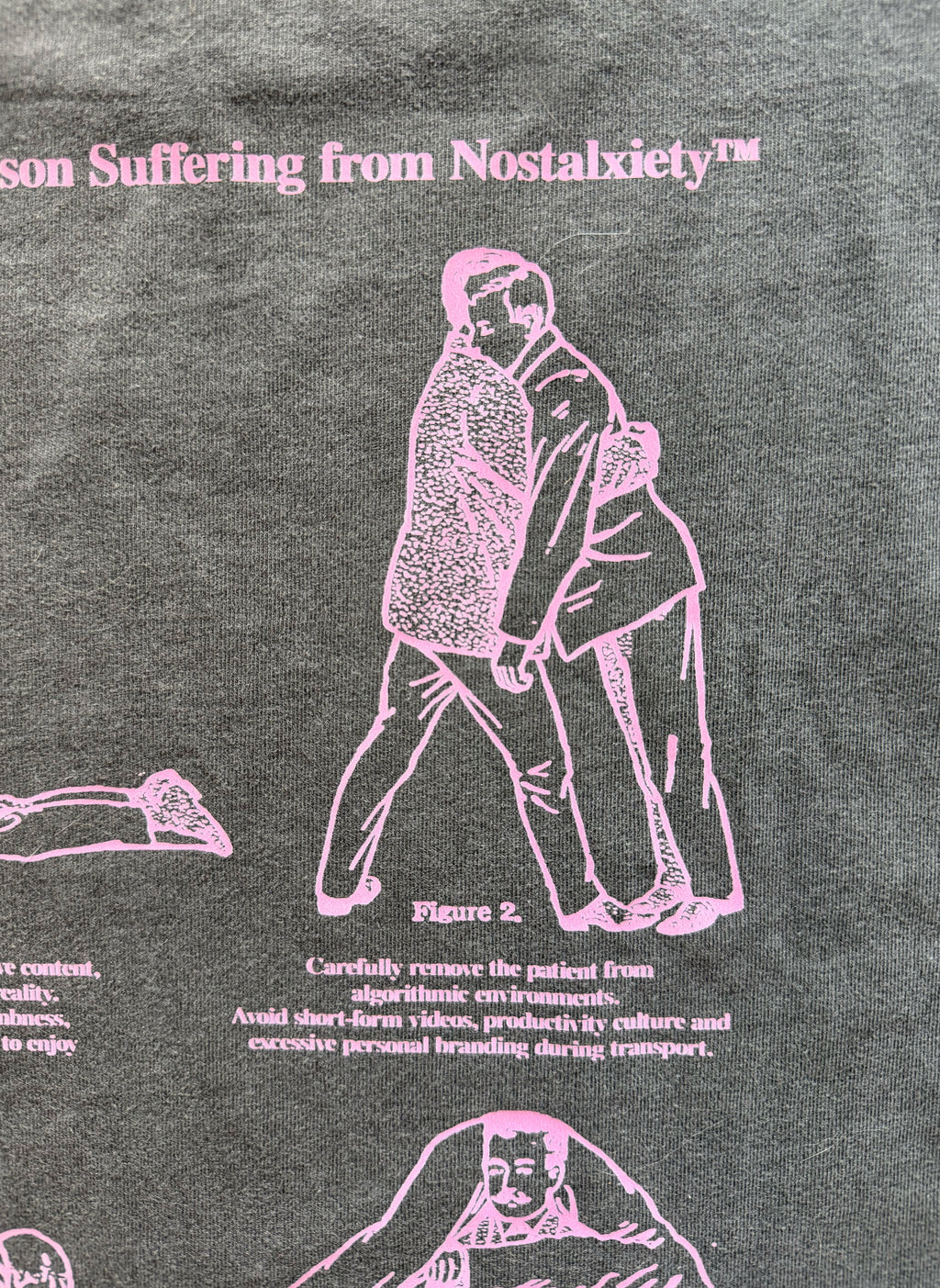 Camiseta - How To Assist A Person - Anthracite Faded