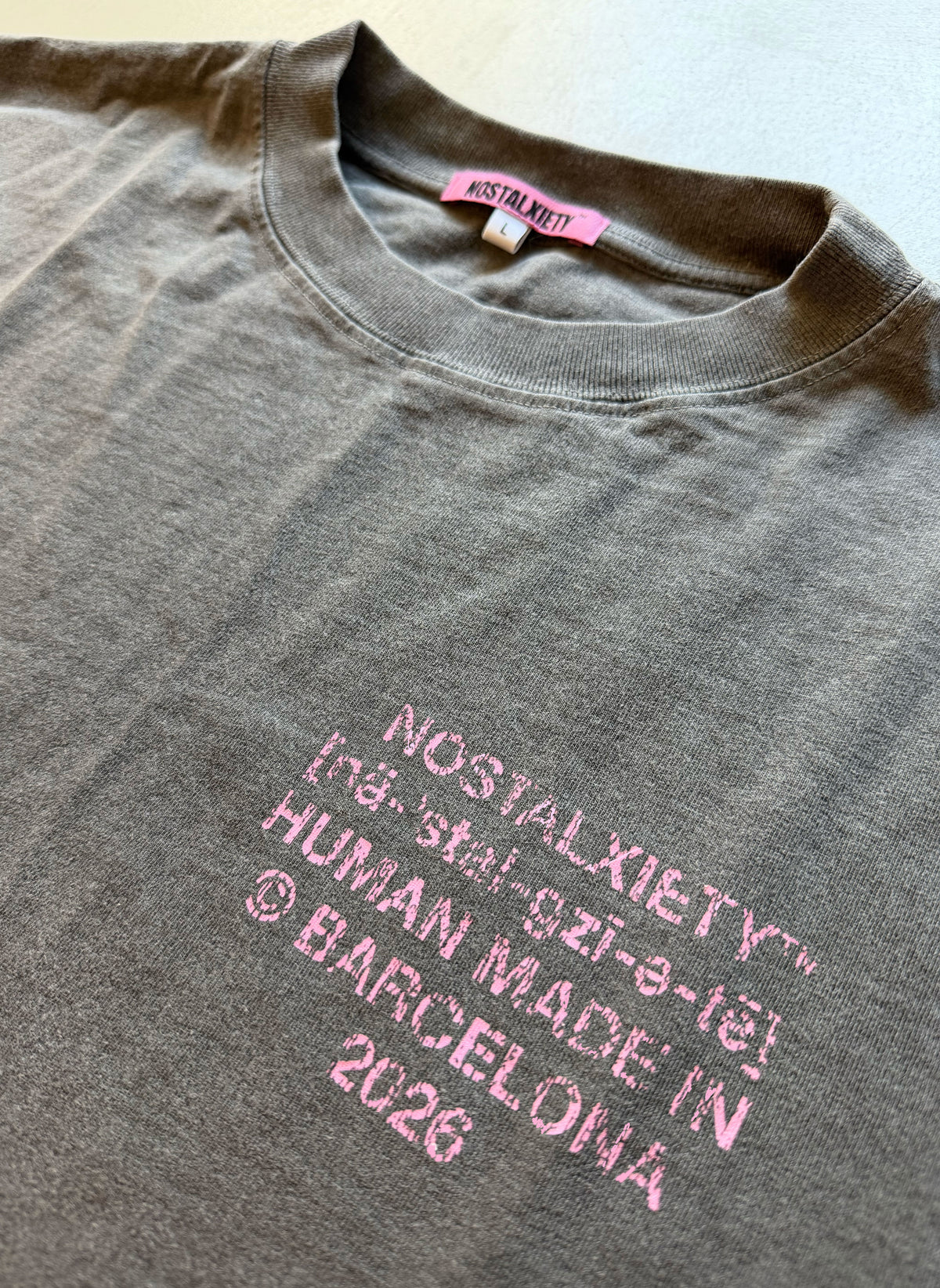 Camiseta - Human Made In Barcelona - Antracita