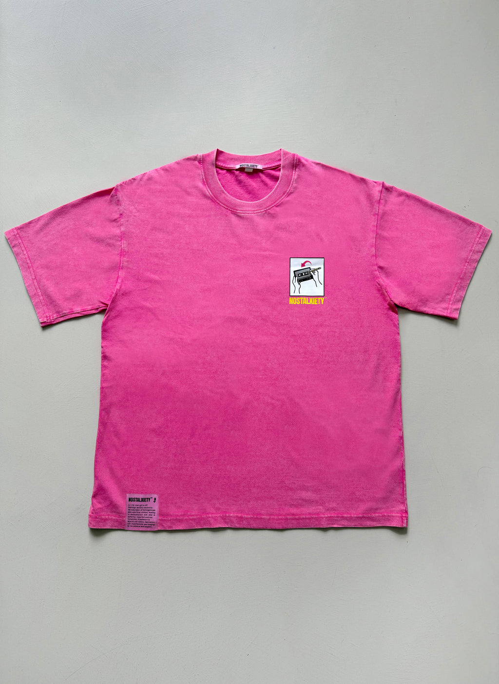 Camiseta REWIND THERAPY - Pink Acid