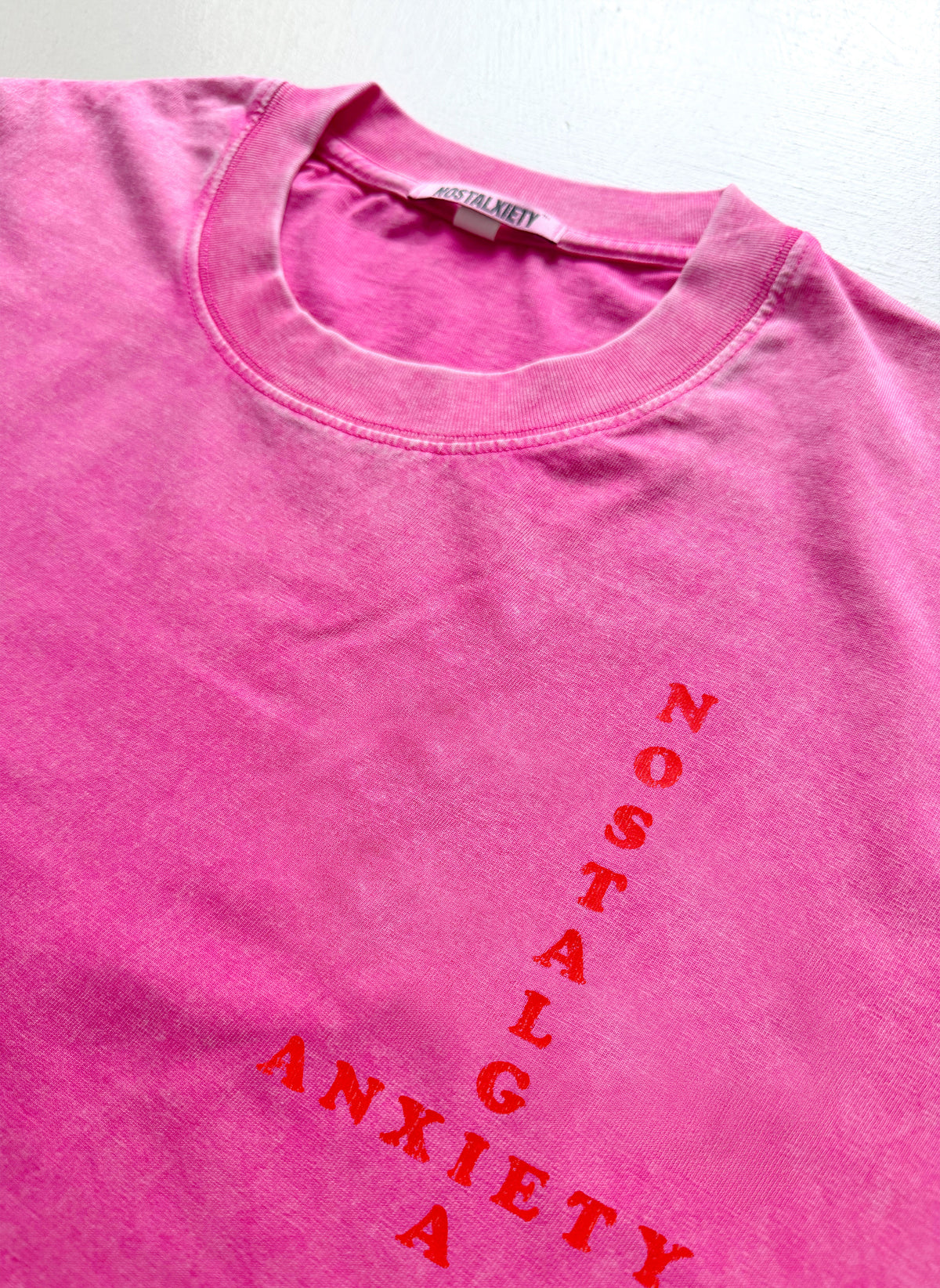 Camiseta - Nostalgia Saved Me - Pink