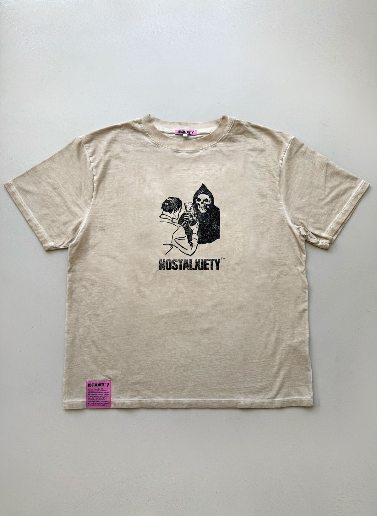 Camiseta Temptation - Sand faded