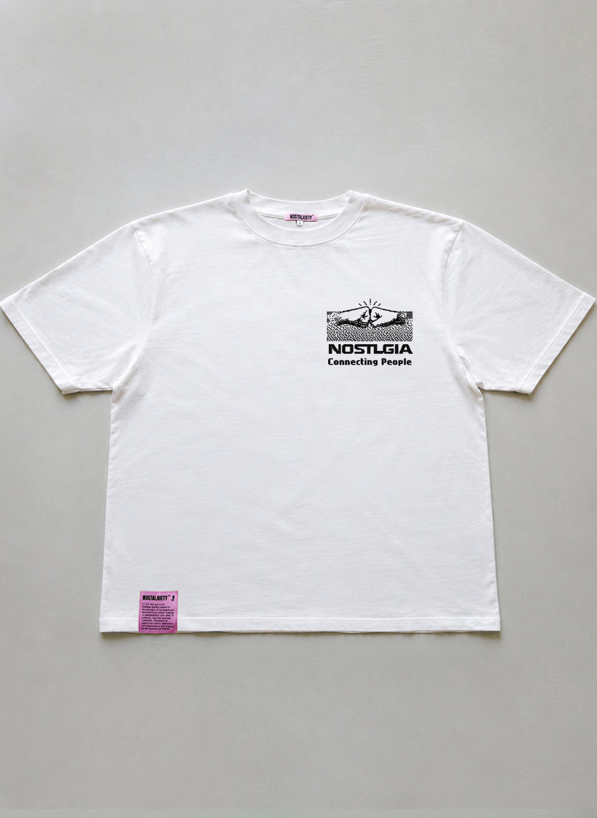 Camiseta CONNECTING PEOPLE - NSTLGIA - White