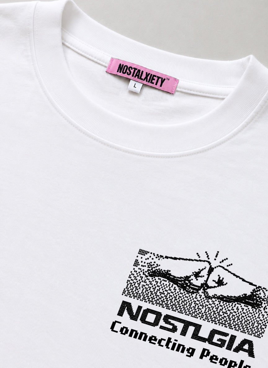 Camiseta CONNECTING PEOPLE - NSTLGIA - White