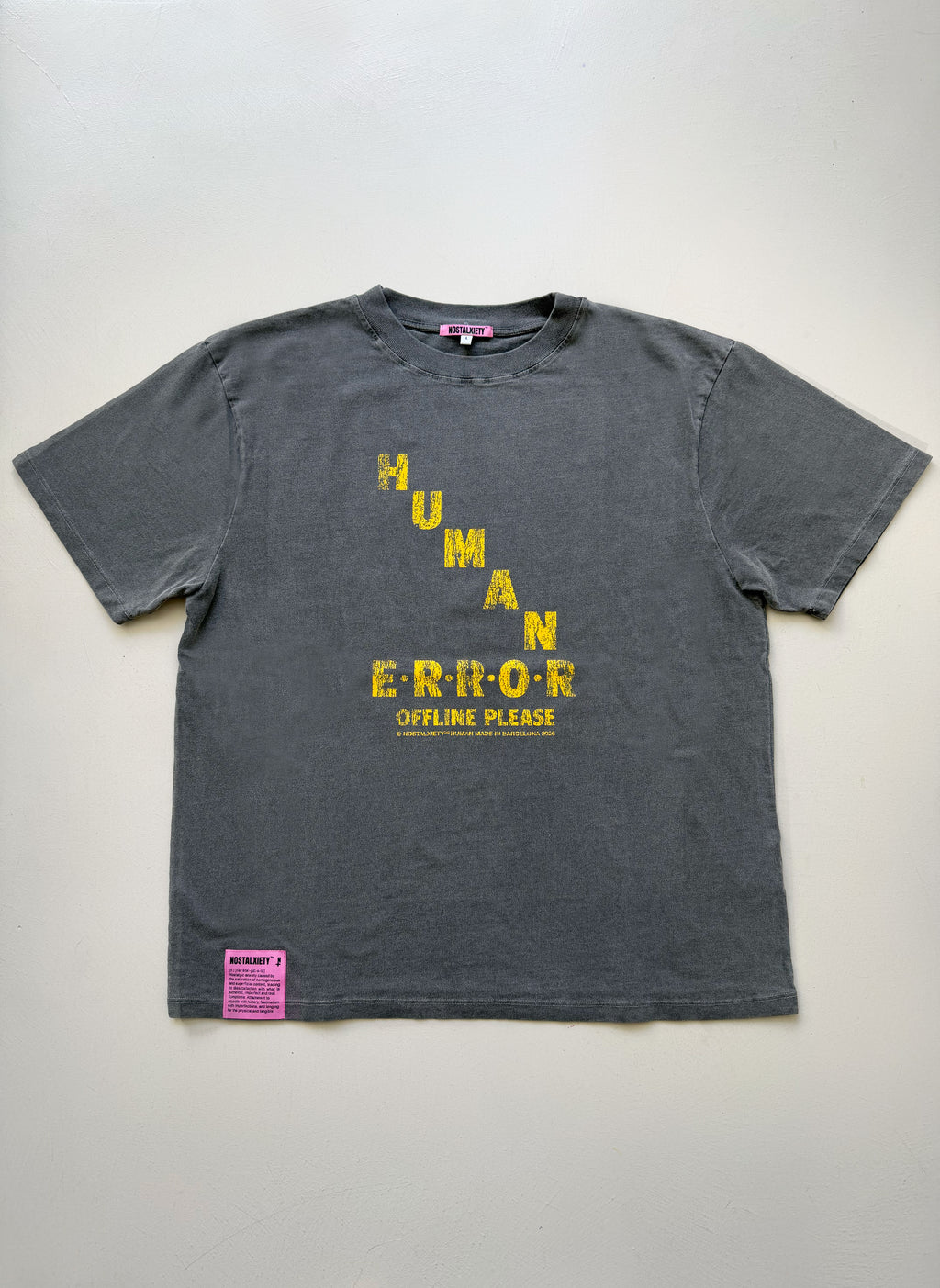 HUMAN ERROR T-Shirt - Anthracite