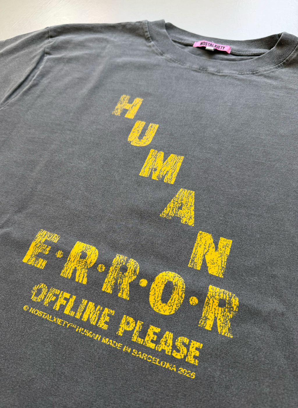 HUMAN ERROR T-Shirt - Anthracite