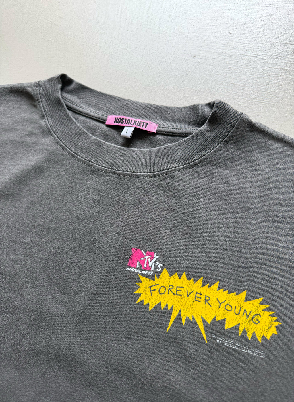FOREVER YOUNG T-shirt - Bradvis & Butt-Reeves - Anthracite Back