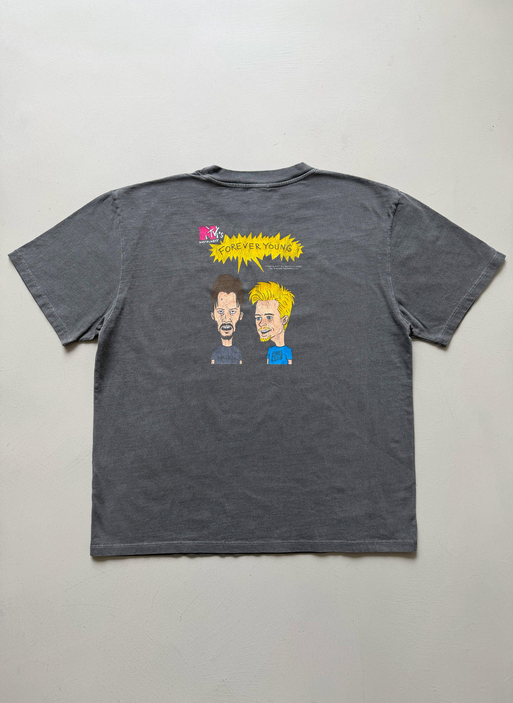 FOREVER YOUNG T-shirt - Bradvis & Butt-Reeves - Anthracite Back