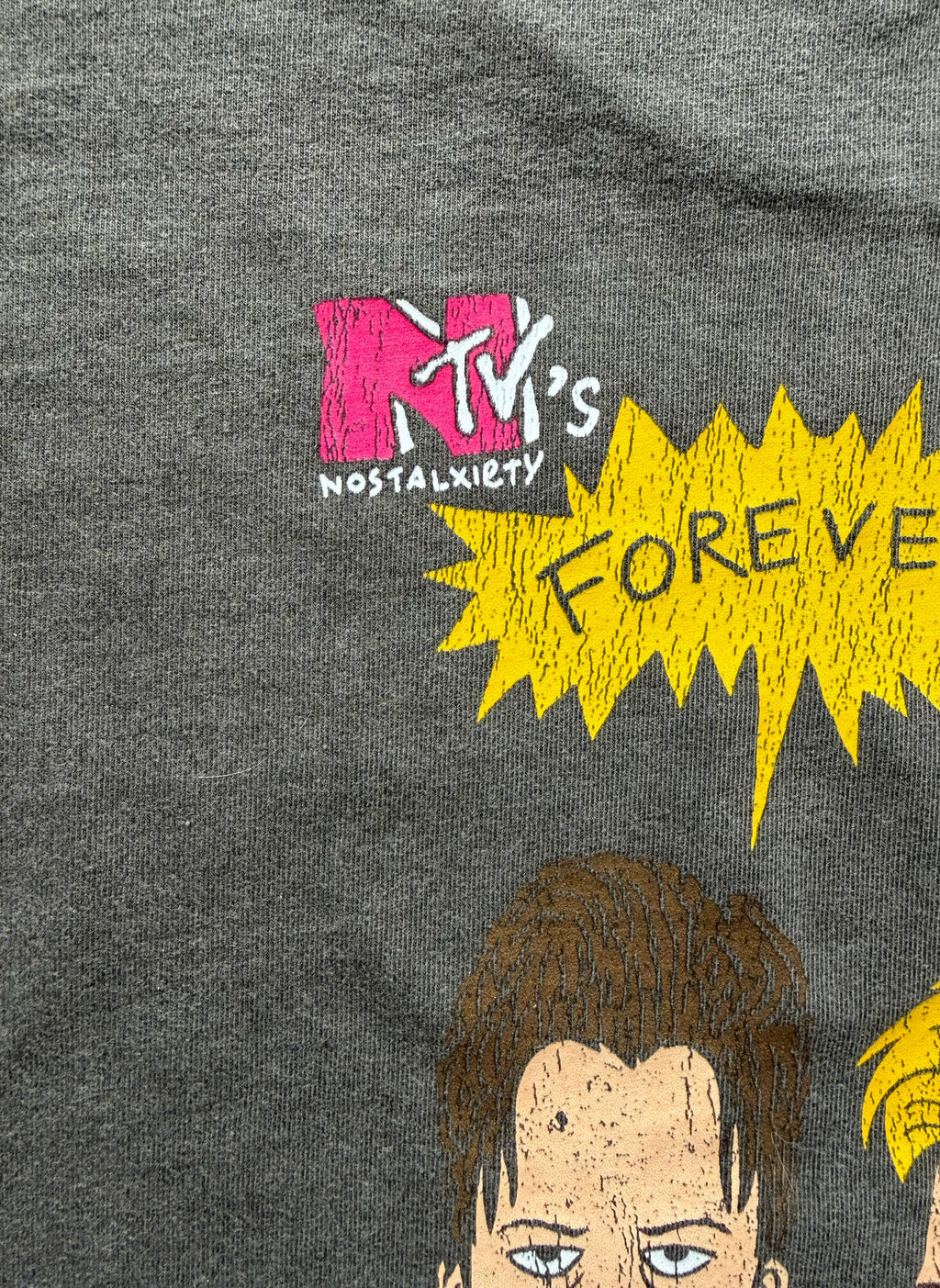 FOREVER YOUNG T-shirt - Bradvis & Butt-Reeves - Anthracite Back