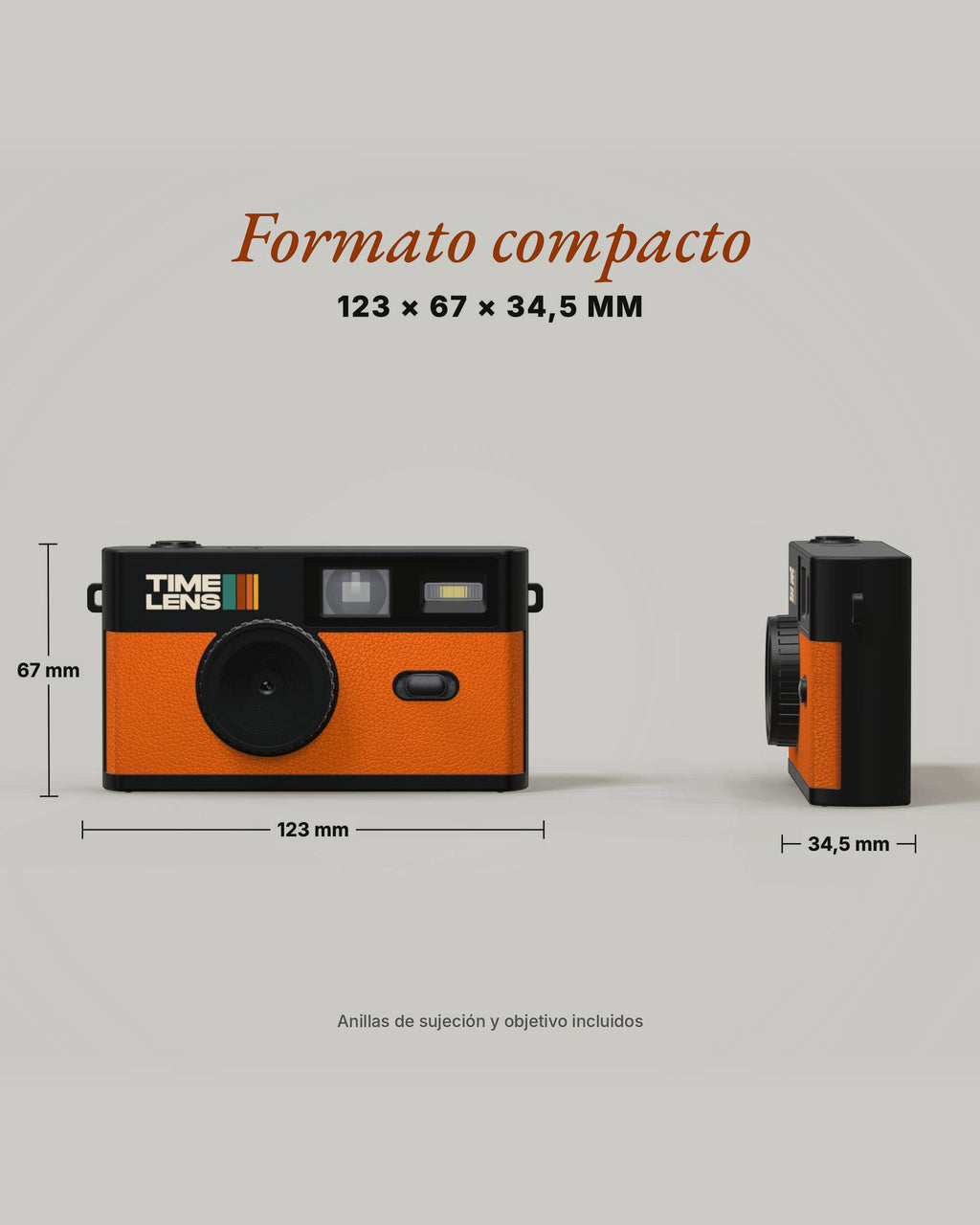 Cámara TimeLens® - Orange / Black
