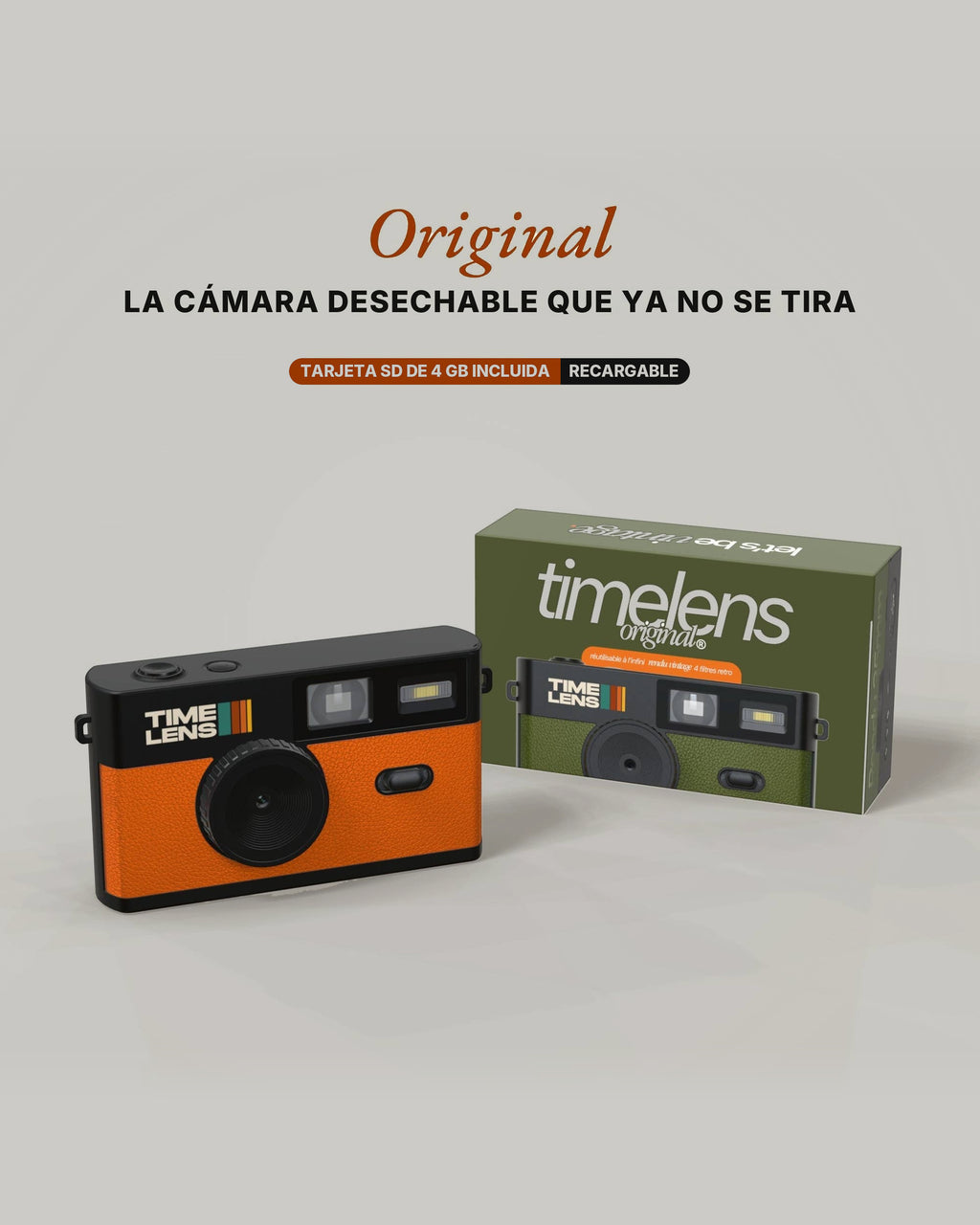Cámara TimeLens® - Orange / Black