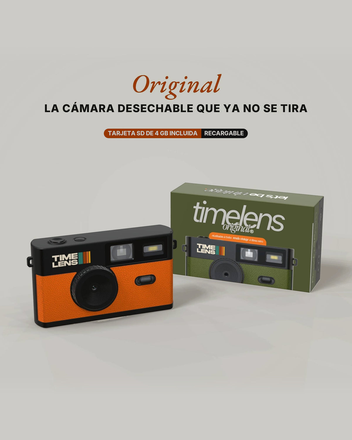 Cámara TimeLens® - Orange / Black